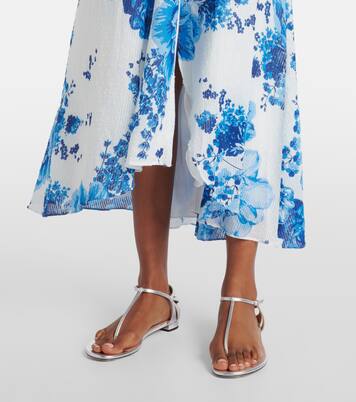 Falda larga Bilitis floral | Poupette St Barth