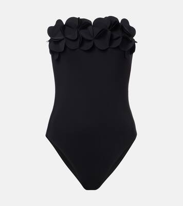 Tess floral-appliqué swimsuit | Karla Colletto