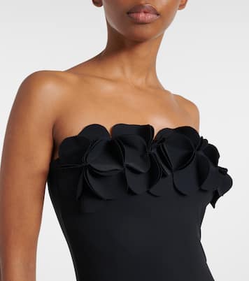 Tess floral-appliqué swimsuit | Karla Colletto