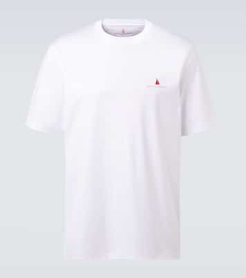 Logo cotton jersey T-shirt  | Brunello Cucinelli