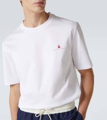 Logo cotton jersey T-shirt  | Brunello Cucinelli