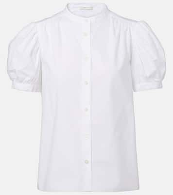 Gathered cotton top | Frame