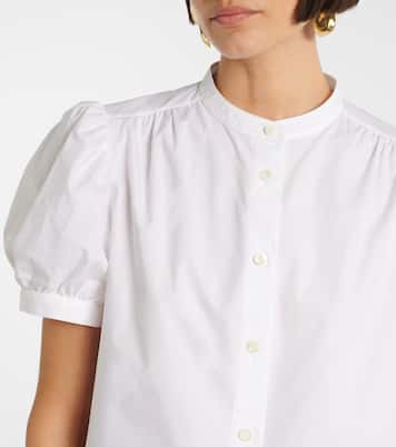 Gathered cotton top | Frame