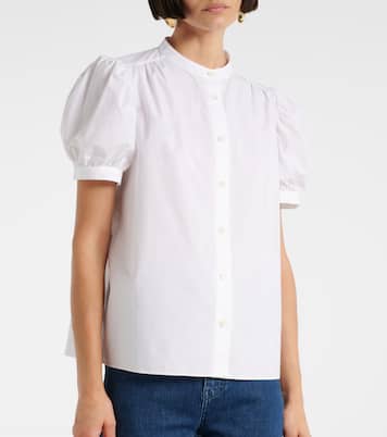 Gathered cotton top | Frame