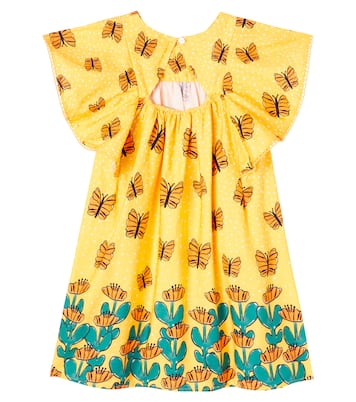 Printed ruffled cotton dress | Fábula