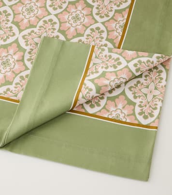 Palazzo Light Pink Large cotton tablecloth | La DoubleJ