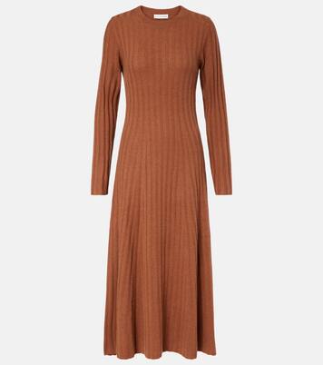 Robe longue Gia en laine et cachemire | Altuzarra