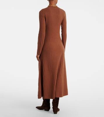 Robe longue Gia en laine et cachemire | Altuzarra