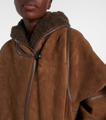 Jacke Amiel aus Veloursleder mit Shearling | Isabel Marant
