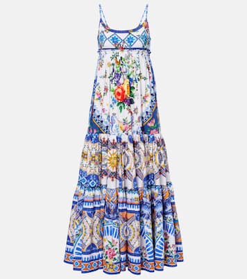 Robe longue Tiles Darls en coton | Camilla