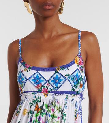 Robe longue Tiles Darls en coton | Camilla