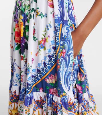 Robe longue Tiles Darls en coton | Camilla