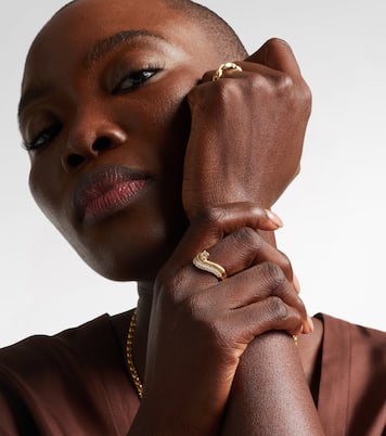 Ring Anjelica aus 14kt Gelbgold (585/1000) mit Diamanten | Stone and Strand