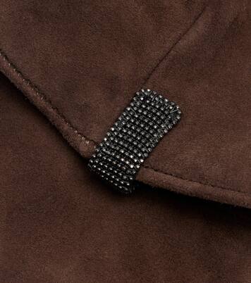 Monili suede gloves | Brunello Cucinelli