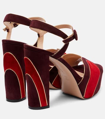 125 suede platform sandals | Gianvito Rossi