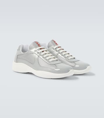 Baskets Prada American's Cup en cuir verni | Prada
