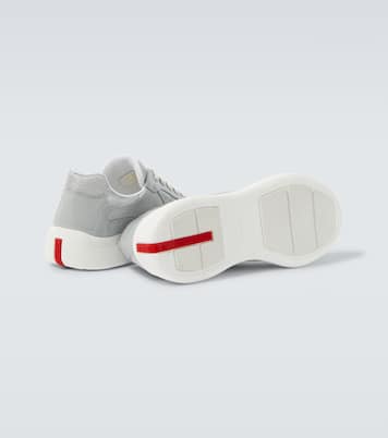 Baskets Prada American's Cup en cuir verni | Prada