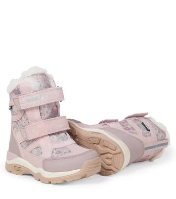 Leather-trimmed ankle boots | Wheat