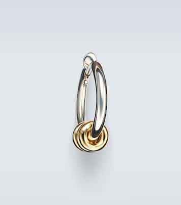 Boucle d'oreille unique Nevine Max en argent sterling et or 18 ct | Spinelli Kilcollin