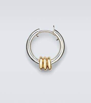 Boucle d'oreille unique Nevine Max en argent sterling et or 18 ct | Spinelli Kilcollin