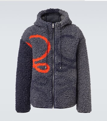 Anagram fleece jacquard jacket | Loewe