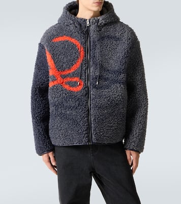 Anagram fleece jacquard jacket | Loewe
