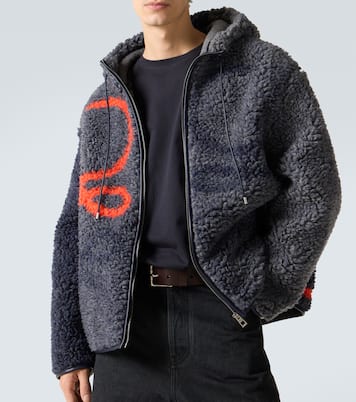 Anagram fleece jacquard jacket | Loewe