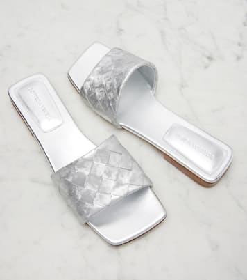 Parco Intrecciato leather mules | Bottega Veneta