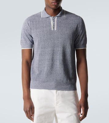 Dodo linen and cotton polo shirt | Fedeli