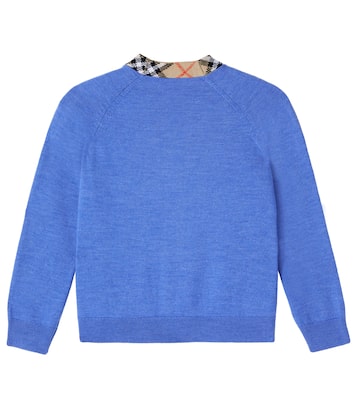 Burberry Check wool cardigan | Burberry Kids