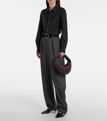 Schultertasche Fortune Croissant Mini aus Leder | Lemaire