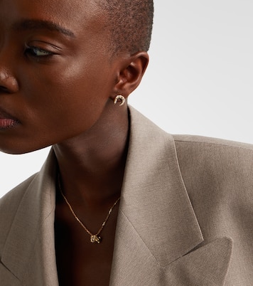 Ohrringe Écrevisse aus 9kt Gelbgold (375/1000) mit Diamanten | Yvonne Léon