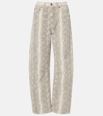Miro snake-print barrel-leg jeans | Citizens of Humanity