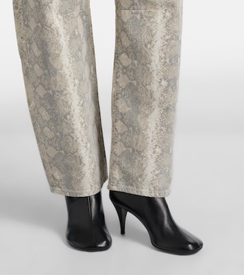 Miro snake-print barrel-leg jeans | Citizens of Humanity
