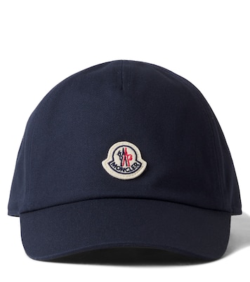 Cappello da baseball in twill di cotone con logo | Moncler Enfant