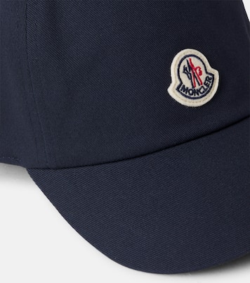 Cappello da baseball in twill di cotone con logo | Moncler Enfant