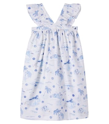 Bedrucktes Kleid Eleana aus Baumwolle | Bonpoint