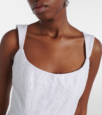 Bridal Robin floral jacquard gown | Markarian