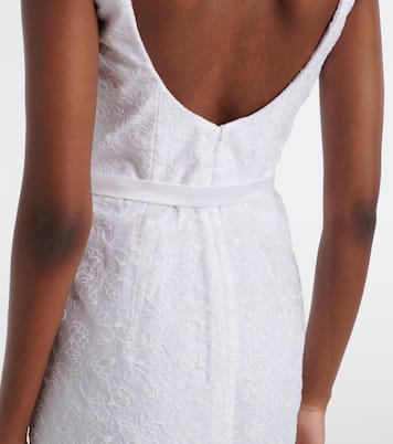 Bridal Robin floral jacquard gown | Markarian