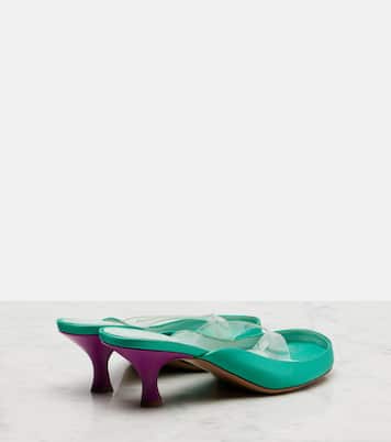 Junie satin and TPU thong sandals | Chloé