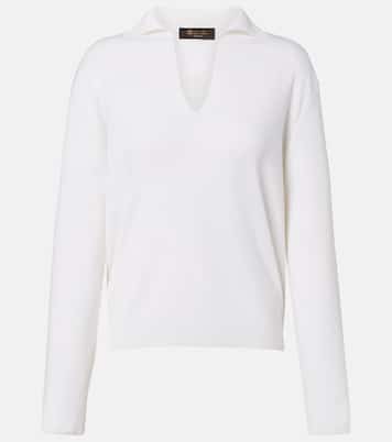 Siena silk and cotton polo sweater | Loro Piana