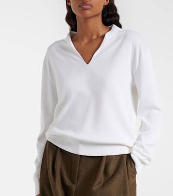 Siena silk and cotton polo sweater | Loro Piana