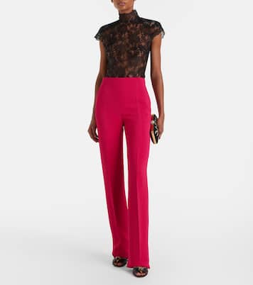 Crêpe straight pants | Valentino