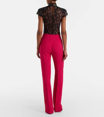 Crêpe straight pants | Valentino