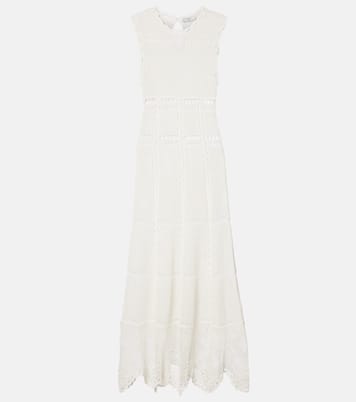 Crochet cotton midi dress | Erdem
