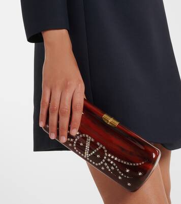 Pince Small resin clutch | Valentino Garavani