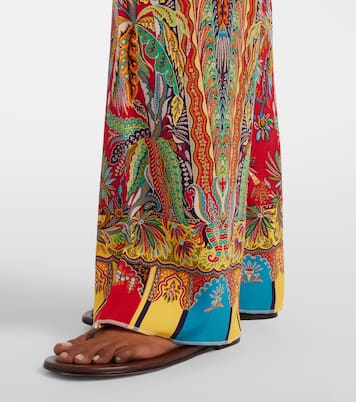 Printed silk palazzo pants | Etro