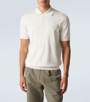 Polo en coton à logo | Brunello Cucinelli