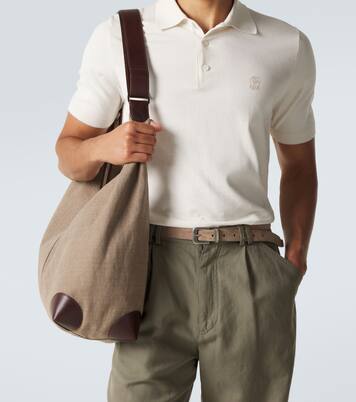 Polo en coton à logo | Brunello Cucinelli