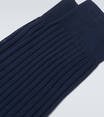 Ribbed-knit cotton socks | Brioni